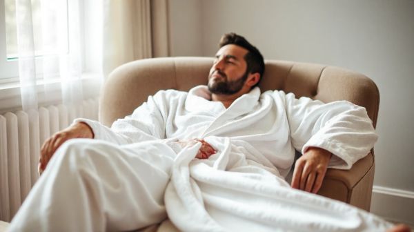 Découvrez le peignoir en coton pour homme alliant style et confort